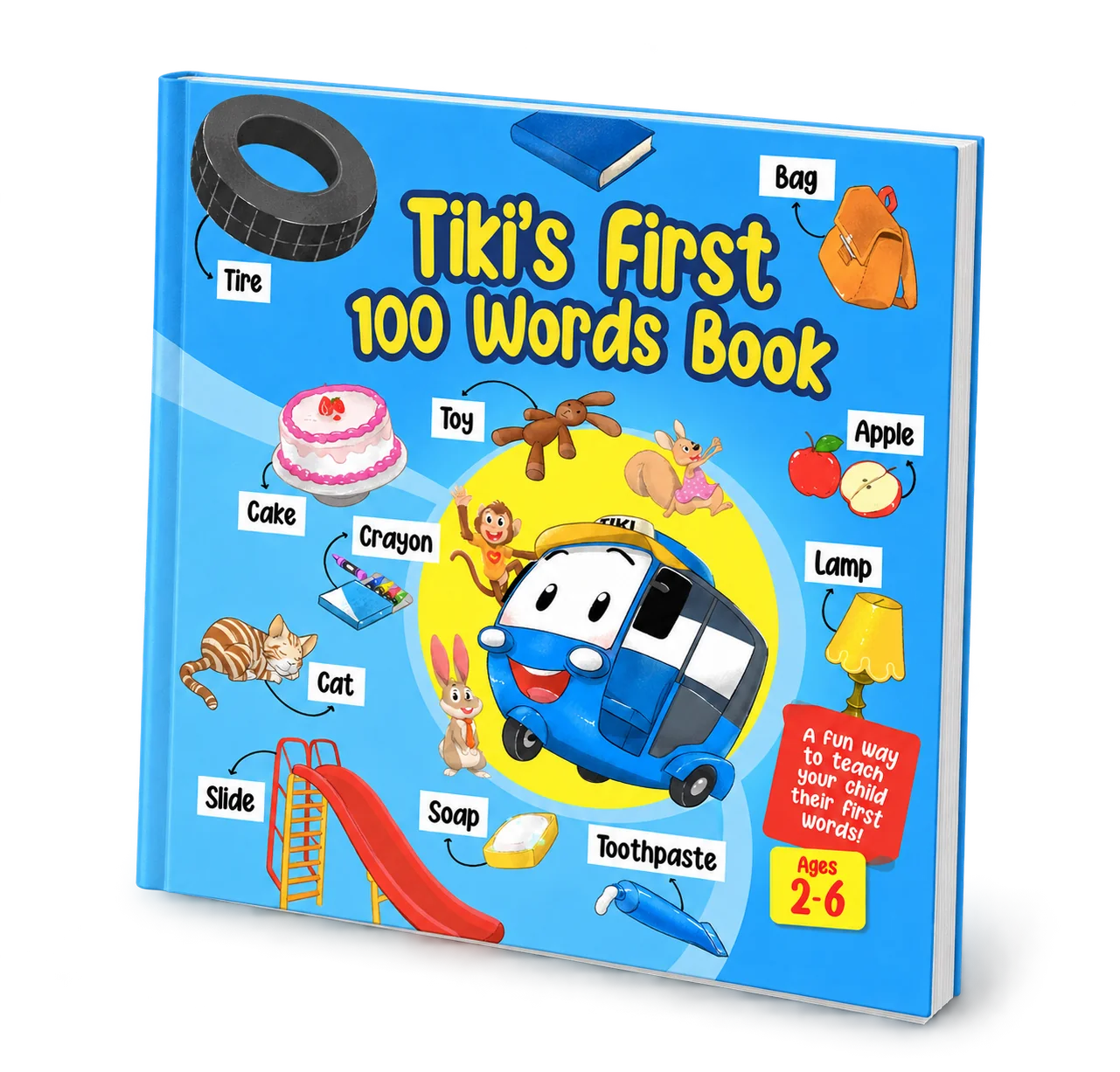 Tiki’s First 100 Words Book cover
